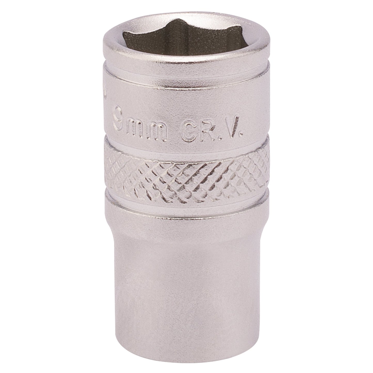 9.0MM 6PT SOCKET 1/4 DR-PCKD