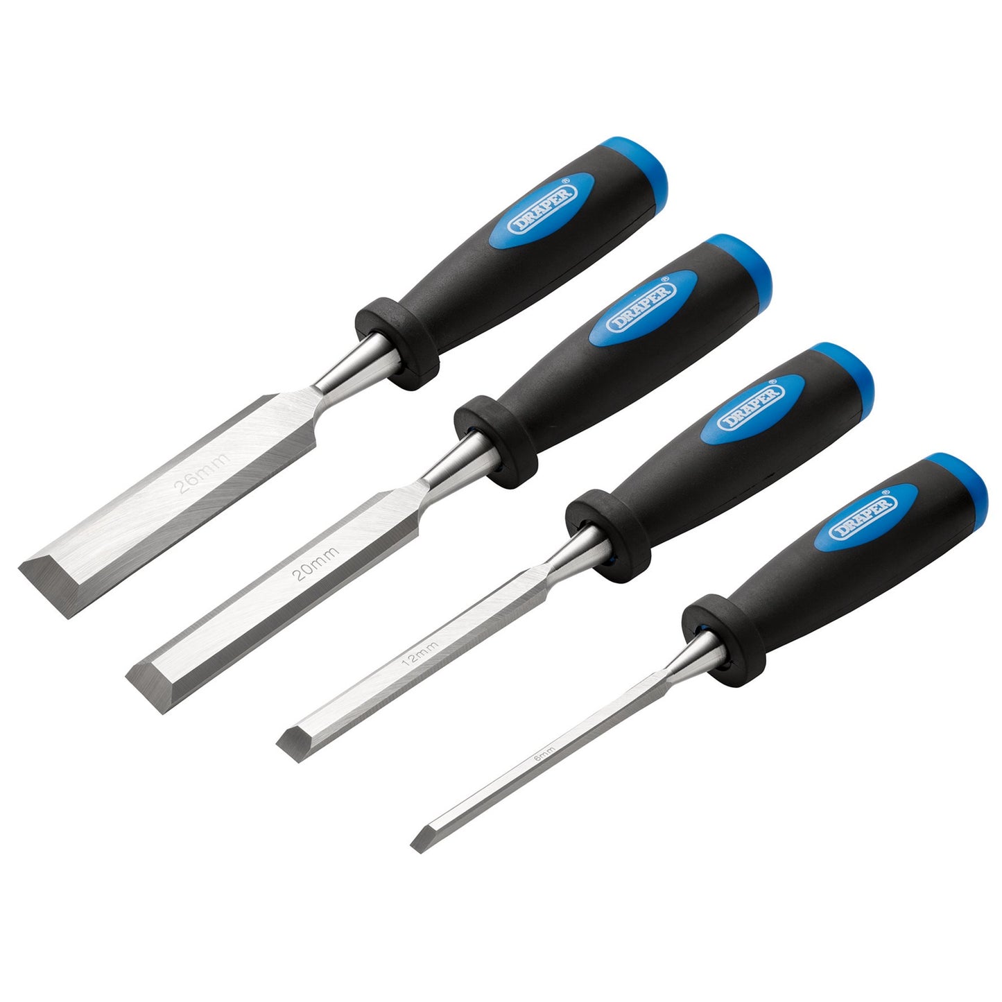 BEVEL EDGE WOOD CHISEL SET-4PC