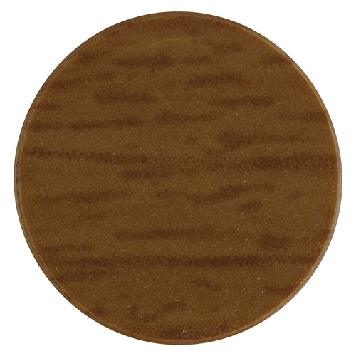 Self-Adhesive Cover Caps - Natural Walnut