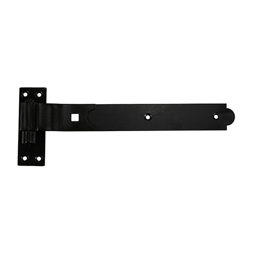 Pair of Cranked Band & Hook On Plates - Black