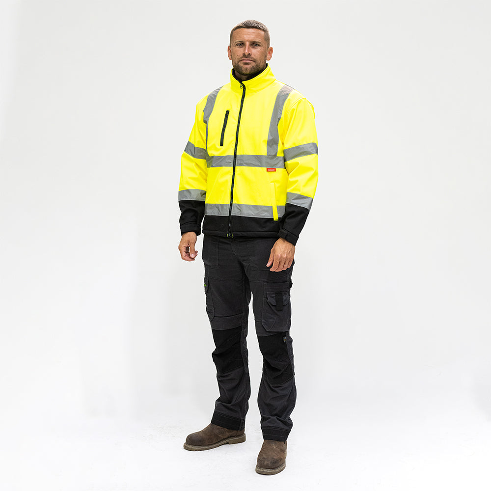 Hi-Visibility Softshell Jacket - Yellow