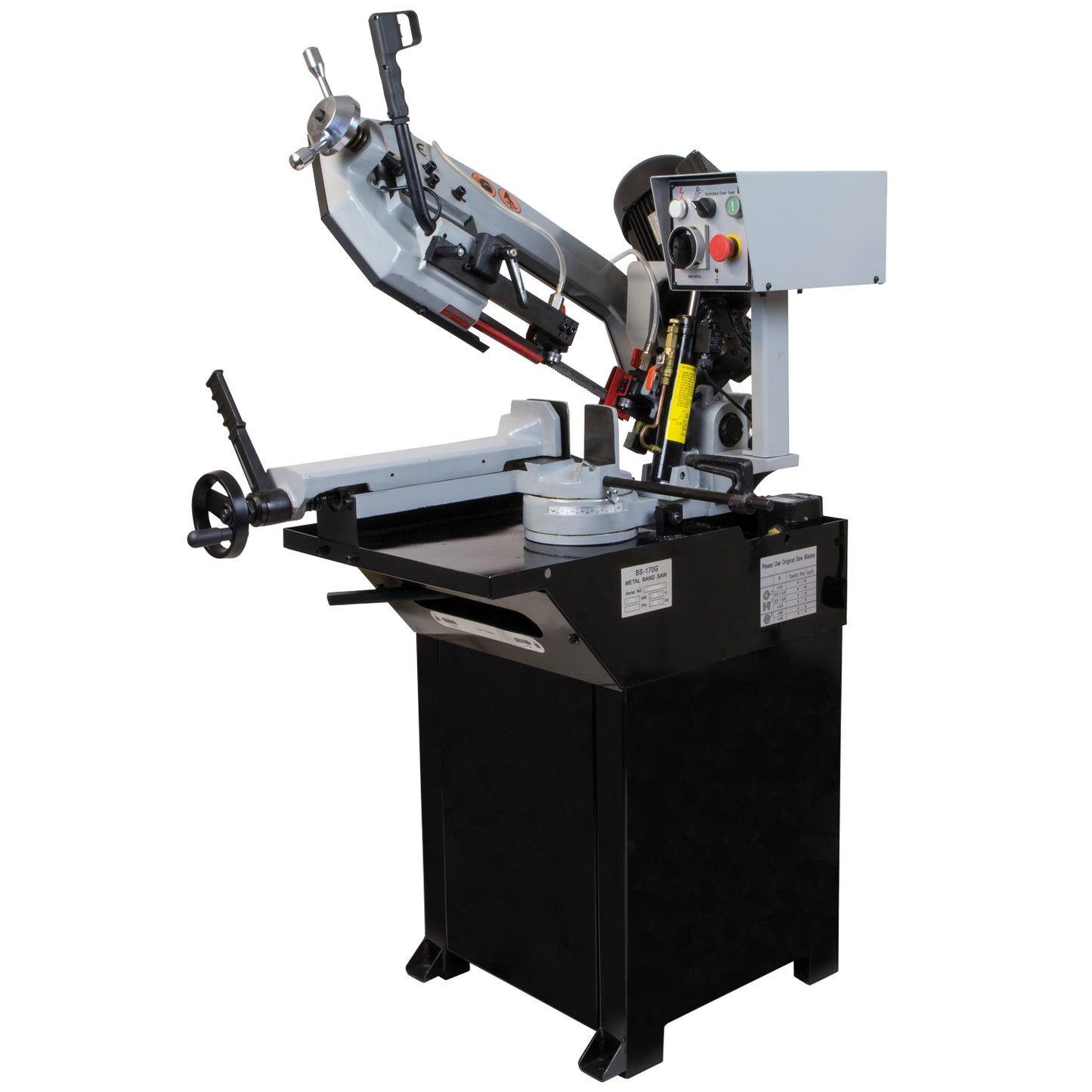 SIP 8" Swivel Head Pull-Down Metal Bandsaw