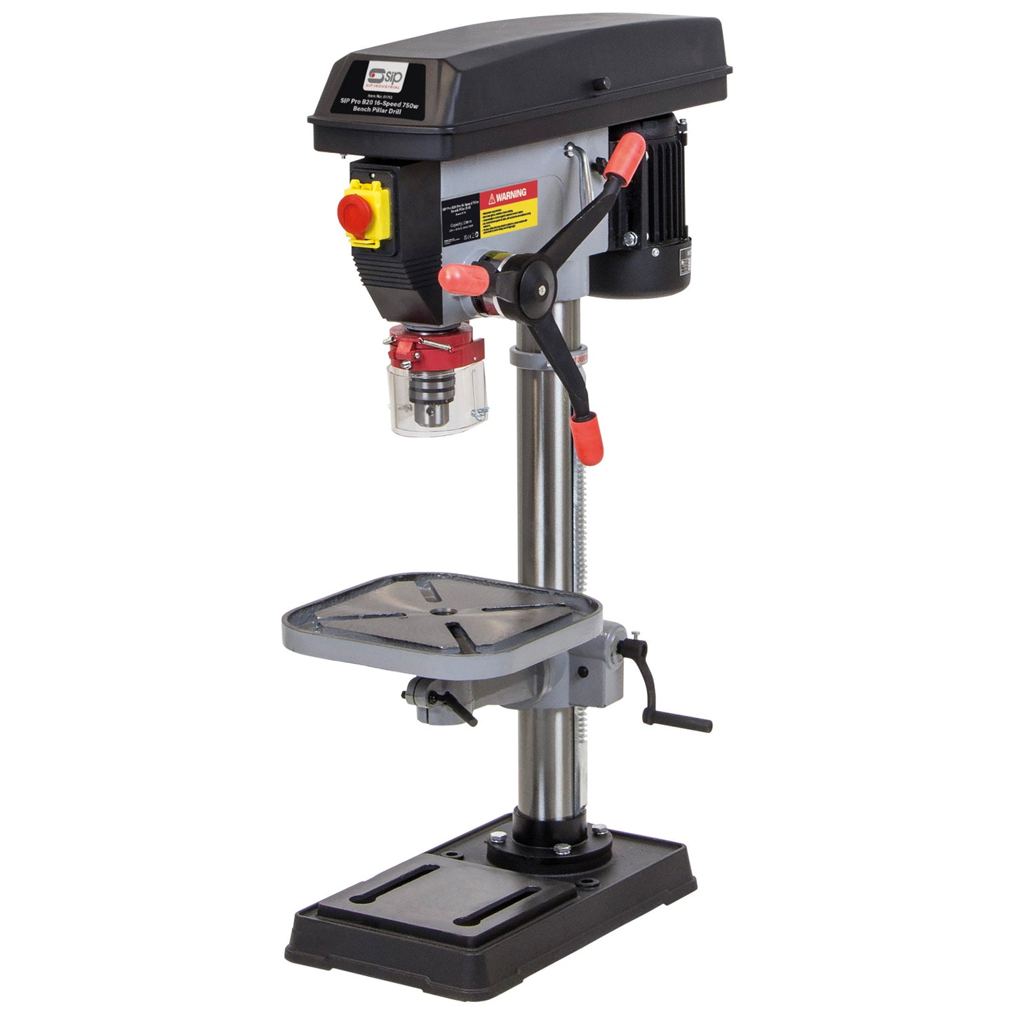 SIP Pro B20 16-Speed 750w Bench Pillar Drill