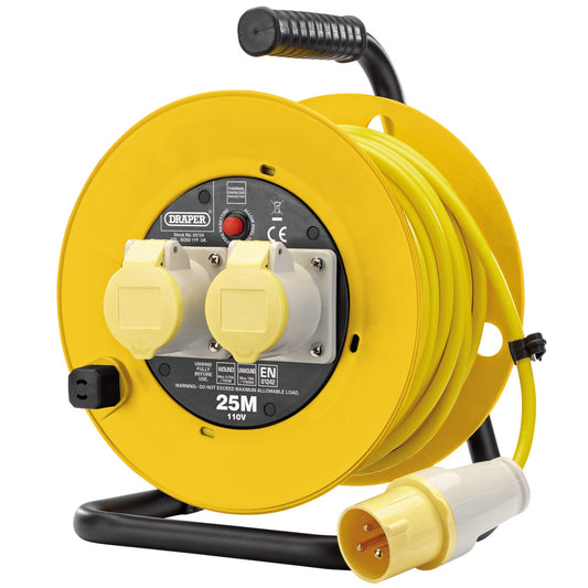DRAPER CABLE REEL 25MTR 110V .