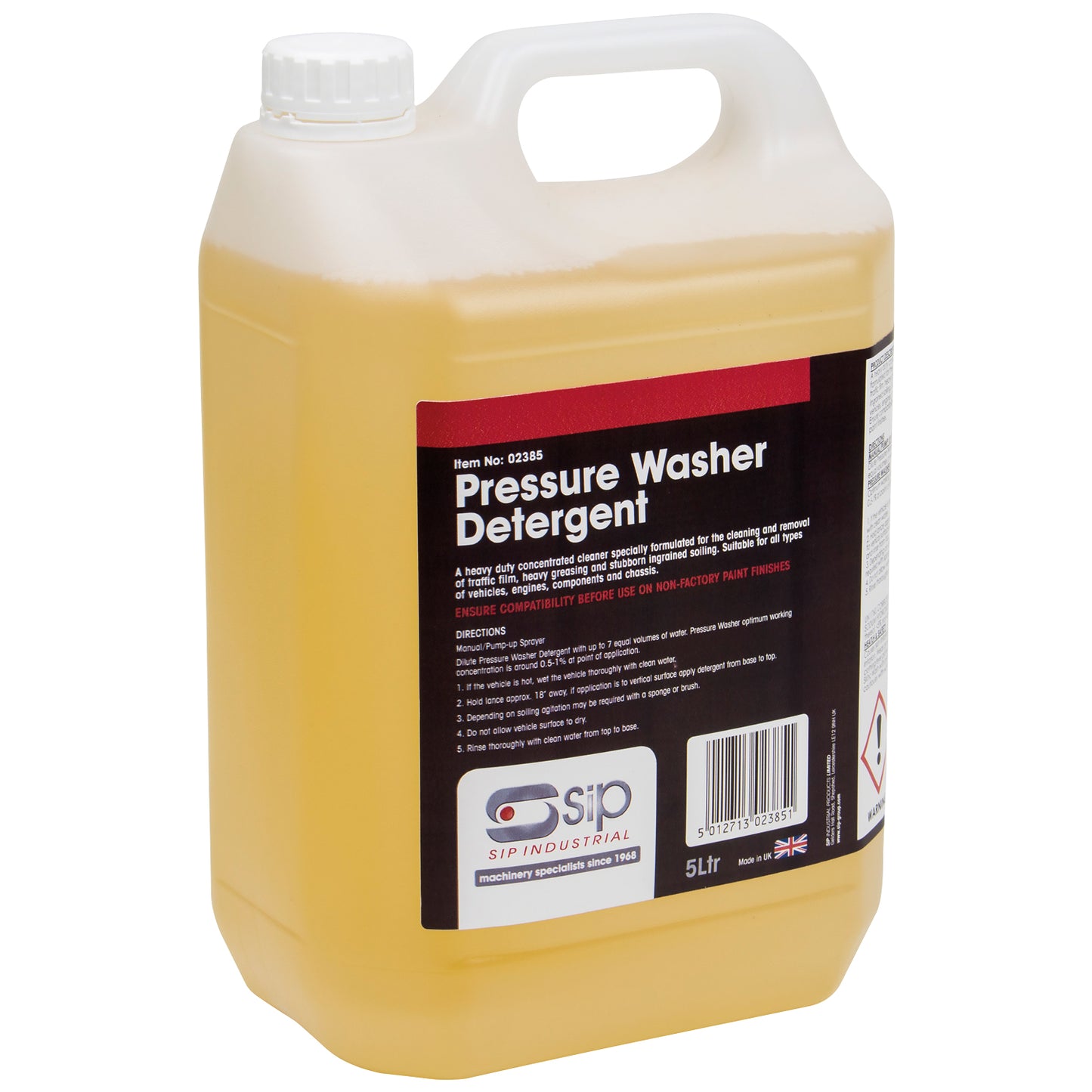 SIP 5ltr Pressure Washer Detergent