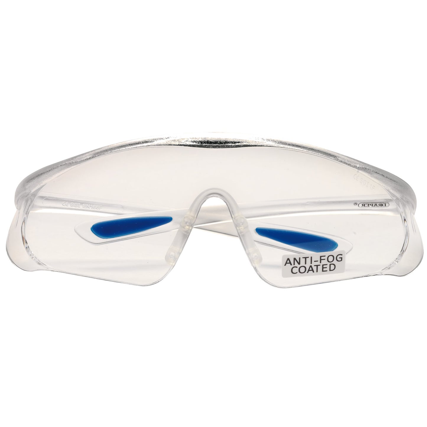 CLEAR SAFETY SPECS SINGLE LENS