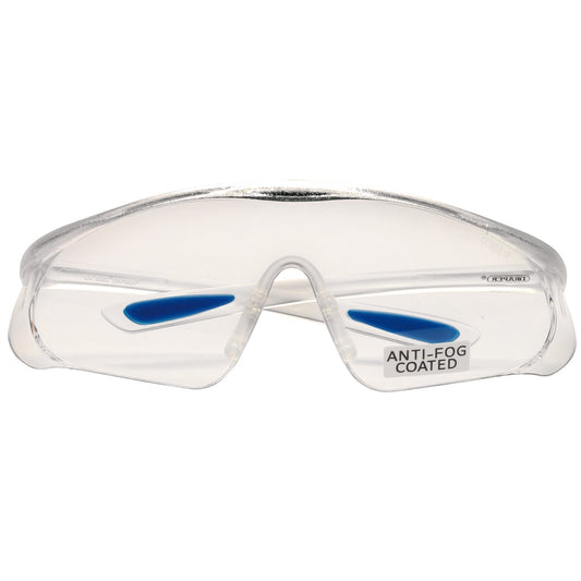 CLEAR SAFETY SPECS SINGLE LENS