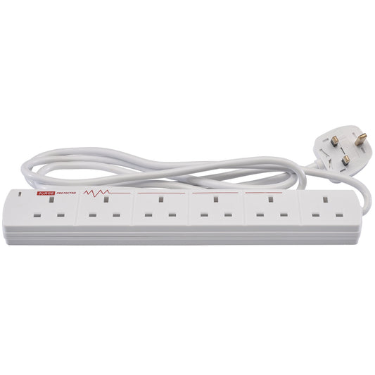 6WAY/2MTR EXT SURGE PROTECT