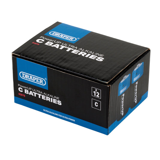 C BATTERIES - PACK OF 12