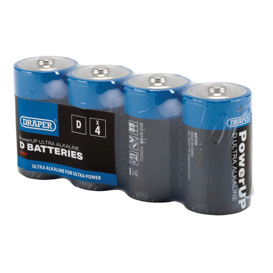 D BATTERIES - PACK OF 4