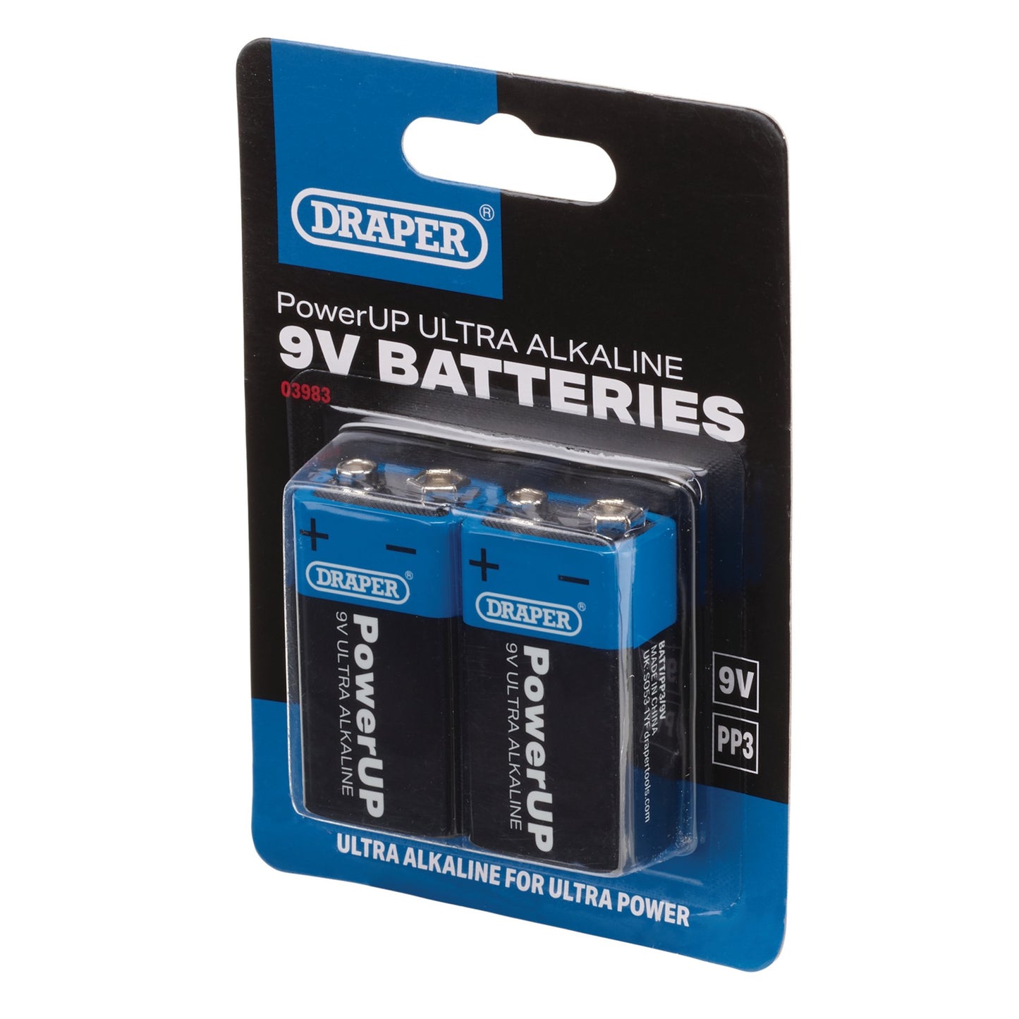 PP3 (9V) BATTERIES - PACK OF 2