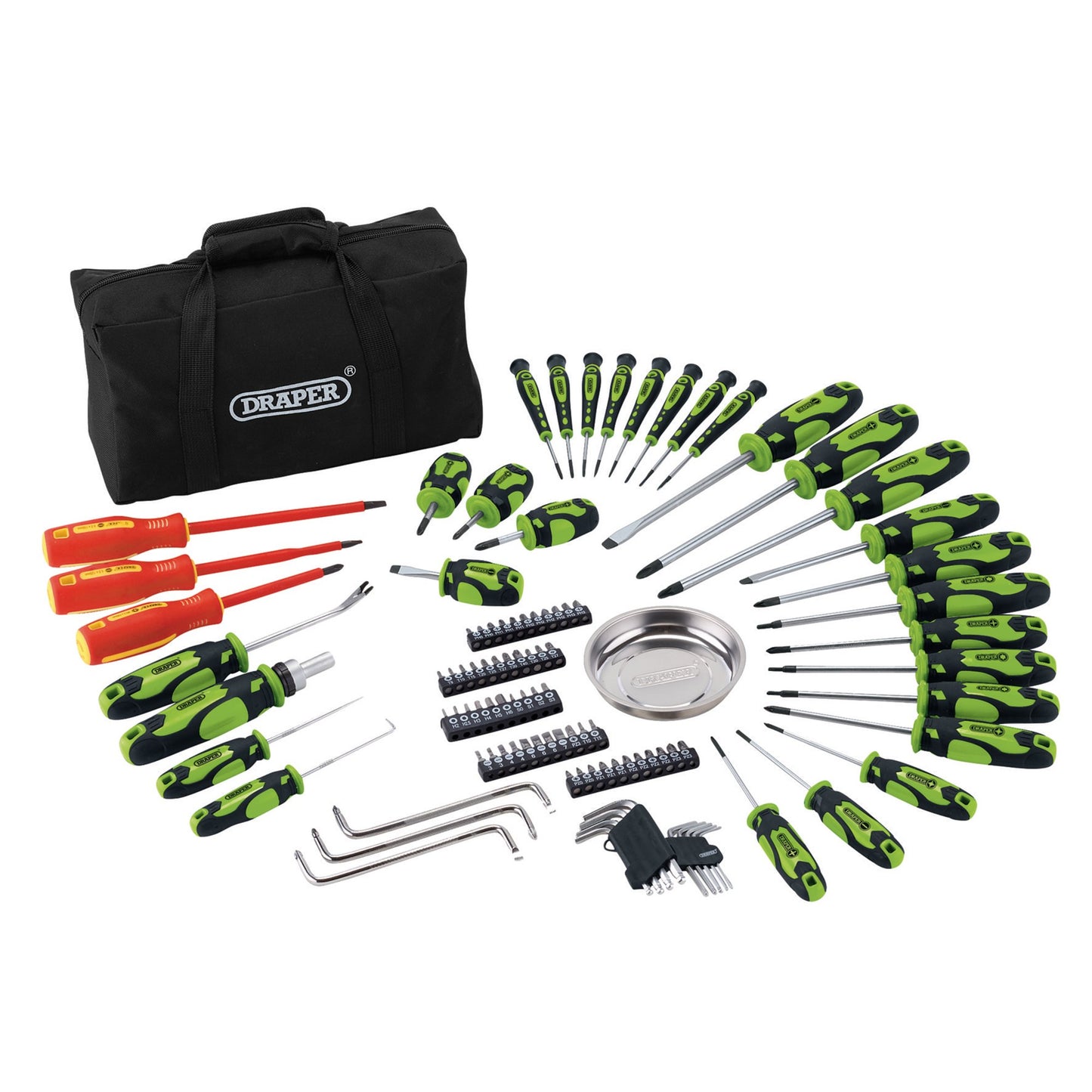 100PC S.DRIVER SET+BAG GREEN