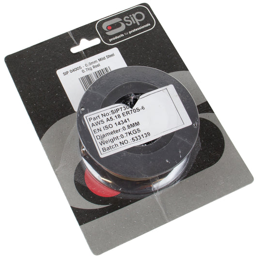 SIP 0.7kg x 0.8mm Mild Steel Welding Wire Pack