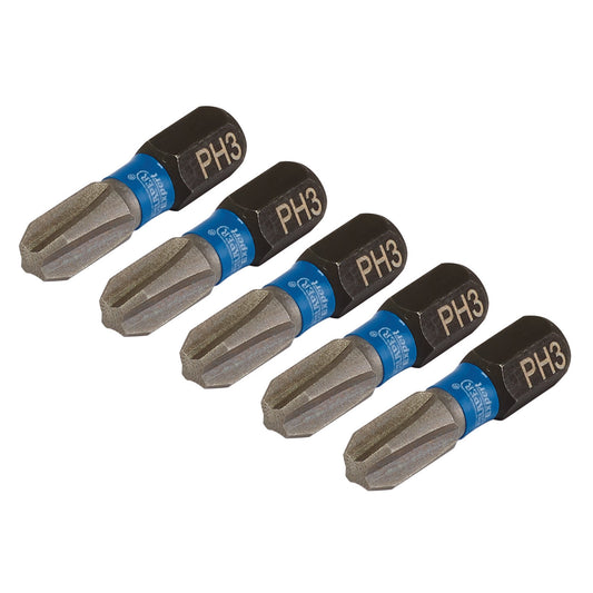 PH3X25MM IMPACT S/D BIT 5PK