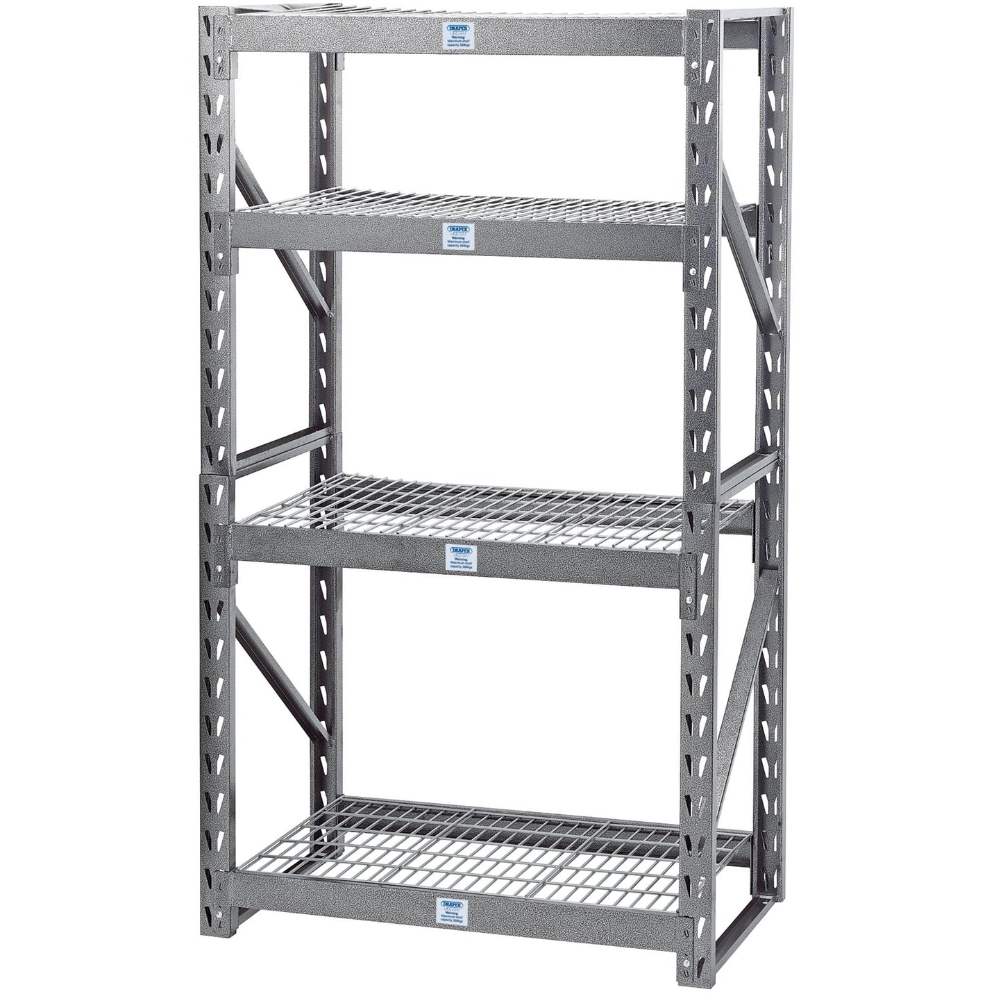 4SHELF METAL UNIT 104X61X183CM