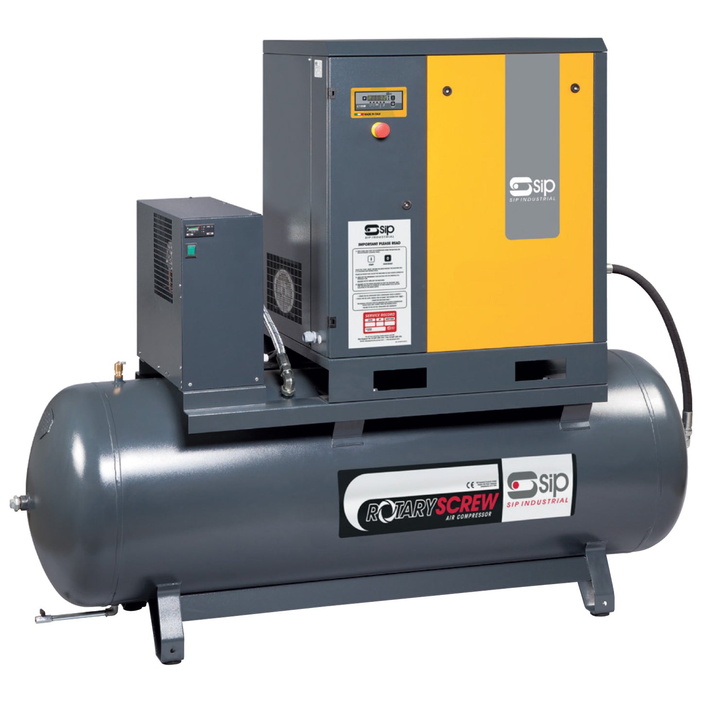 SIP RS11-10-500BD/RD 500ltr Rotary Screw Compressor with Dryer