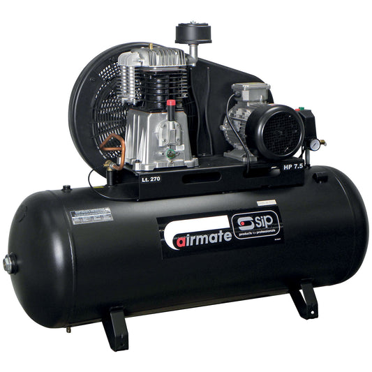 SIP TN7.5/270 270ltr Belt Drive Compressor