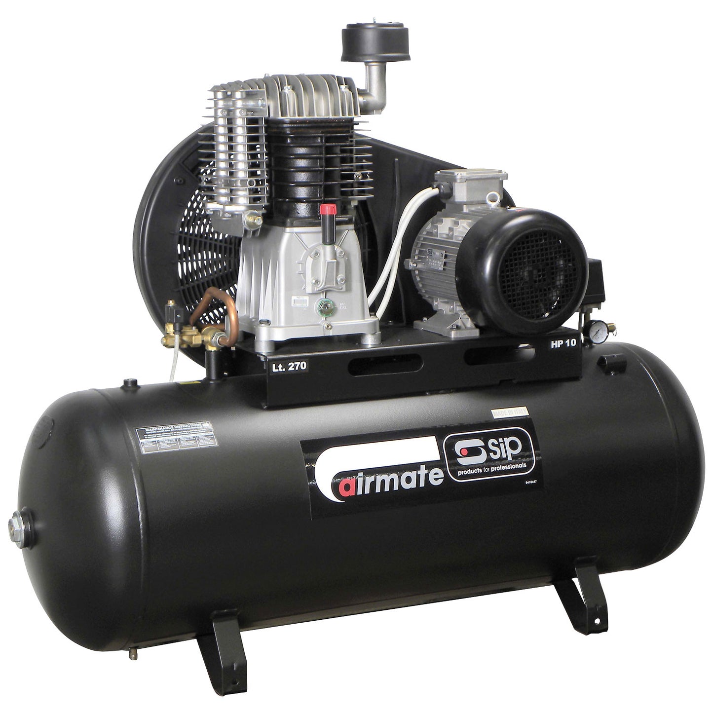 SIP TN10/270 270ltr Belt Drive Compressor