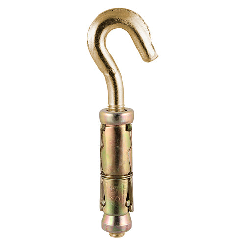 Forged Hooks with Shield Anchors - Yellow