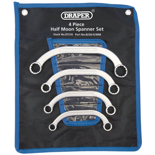4PC HALF MOON SPANNER SET