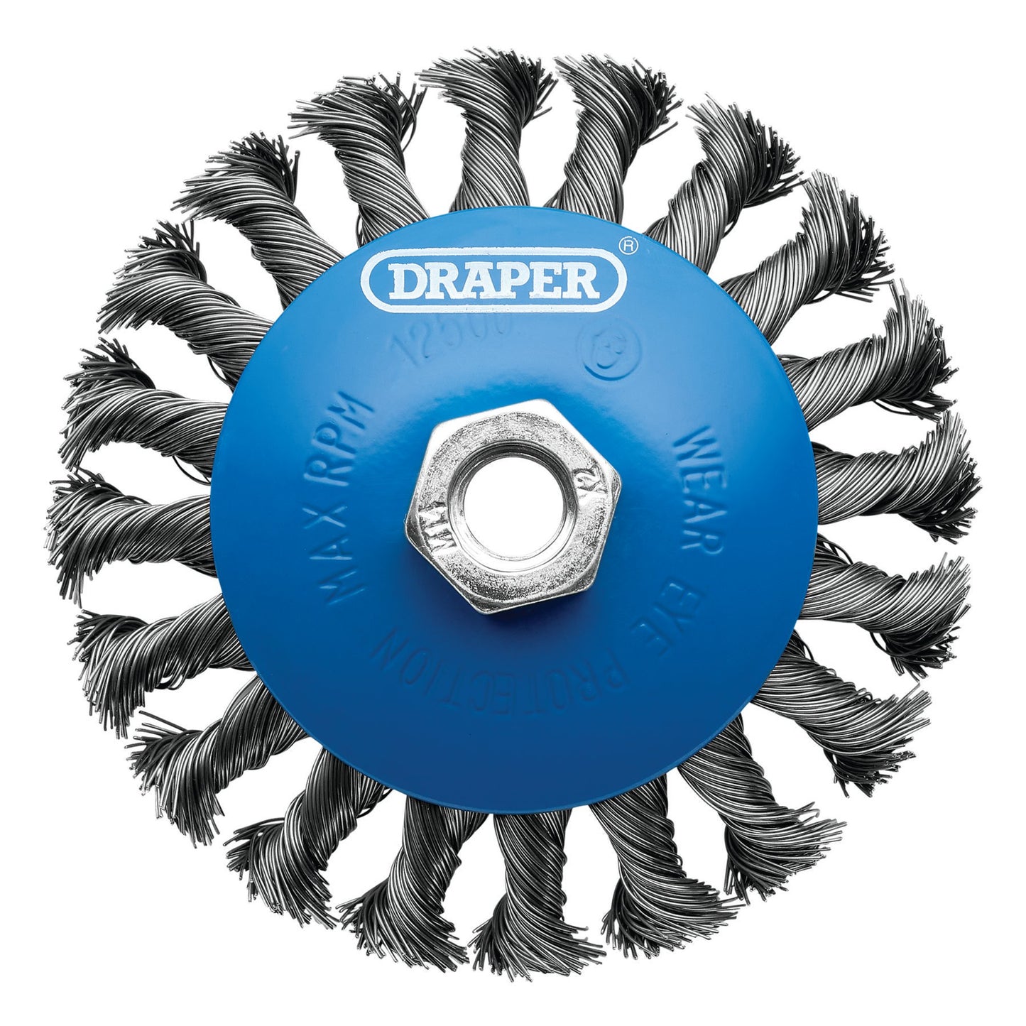 BEVELLED WIRE WHEEL 115MM M14