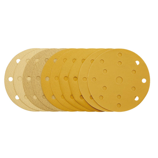 150MM GOLD SAND DISC ASRT 15DE