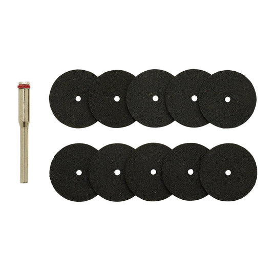 10PC CUTTING WHEELS & HOLDER