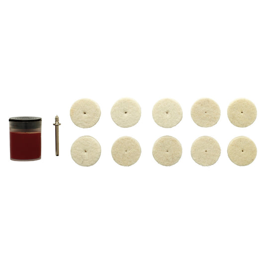 12PC POLISHING WHEELS SET