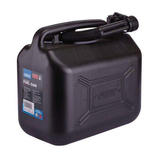 PLASTIC FUEL CAN - 10L - BLACK