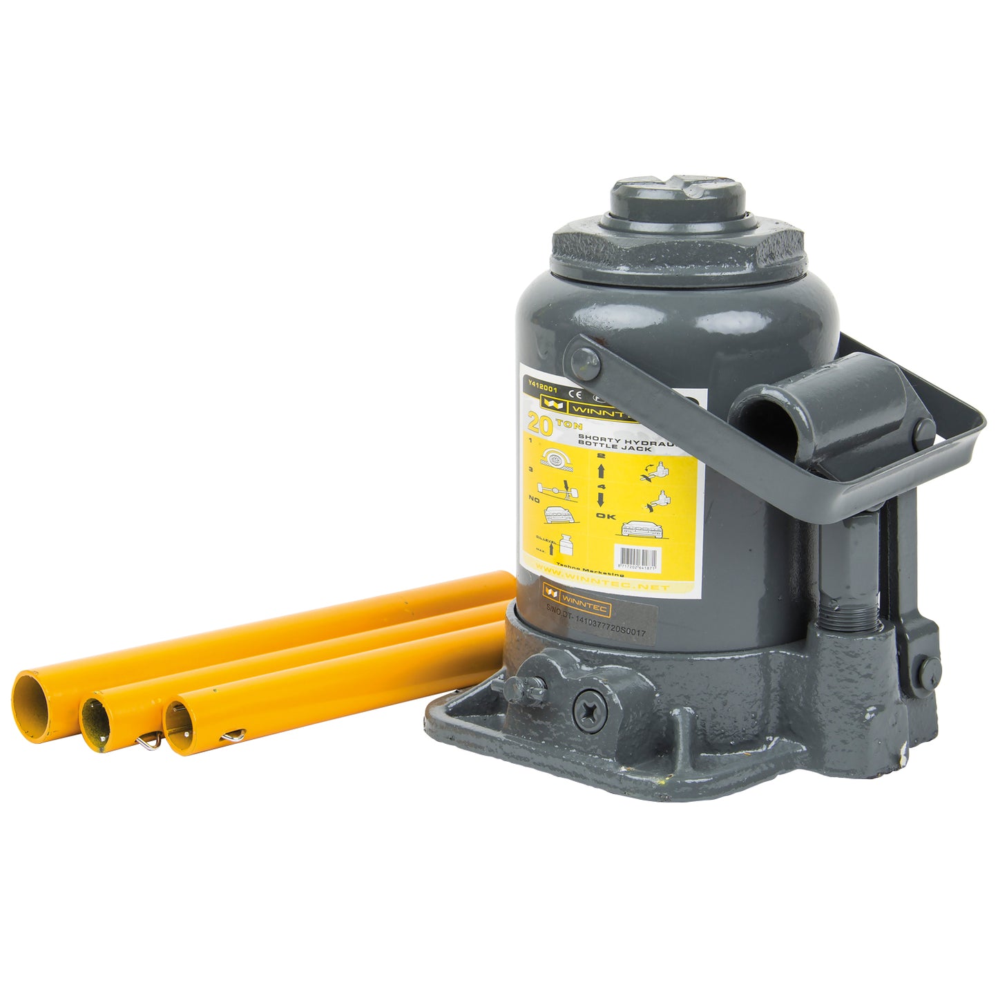 WINNTEC? 20 TON Low-Profile Bottle Jack