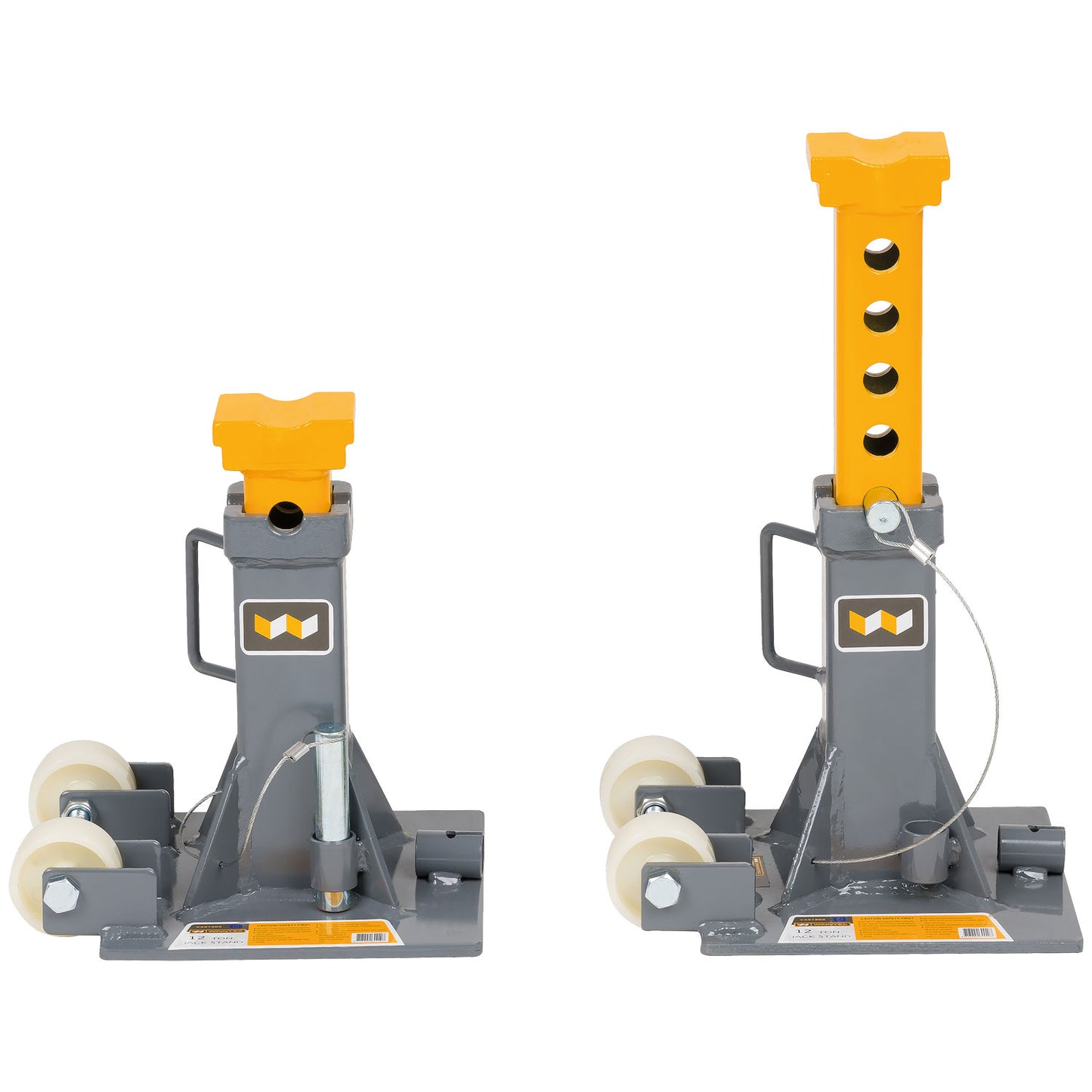 WINNTEC? 12 TON Trolley Jack Stands