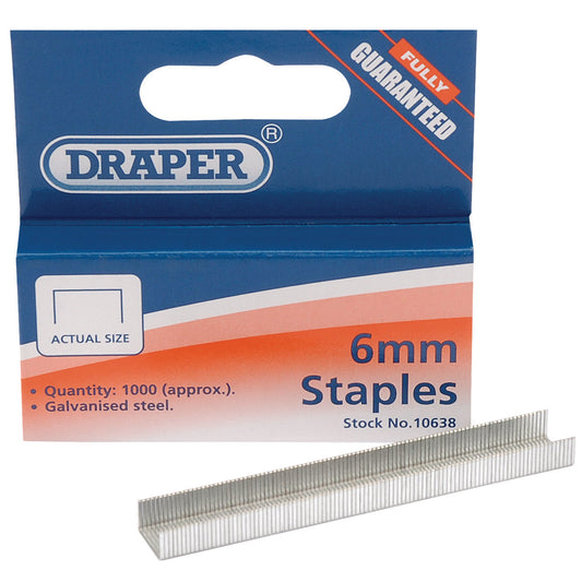 6MM STAPLES-(BOX OF 1000) HT