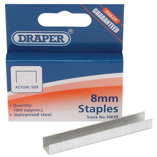 8MM STAPLES-(BOX OF 1000) HT