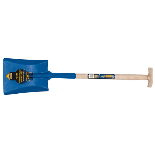 SQ SHOVEL O/S WOODEN T HANDLE