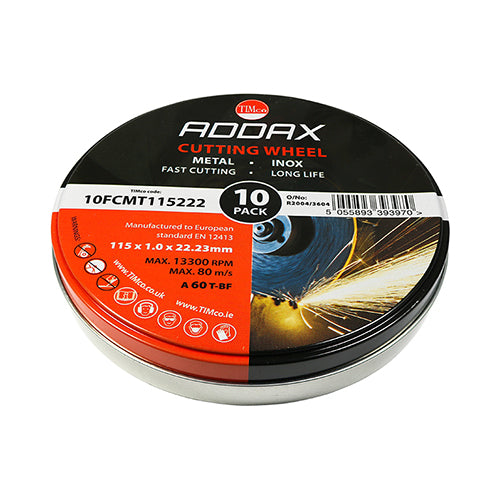 Bonded Abrasive Disc - For Cutting
