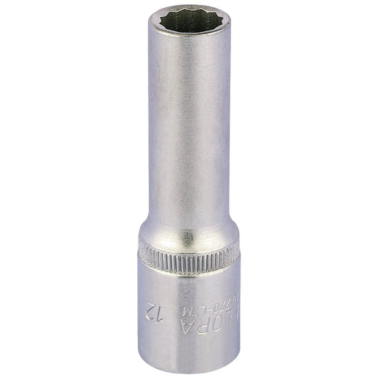 12MM.BI-HEX DEEP SOCKET 1/2"DR