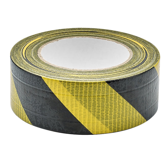 HAZARD TAPE BLK/YLW 48MM X 50M
