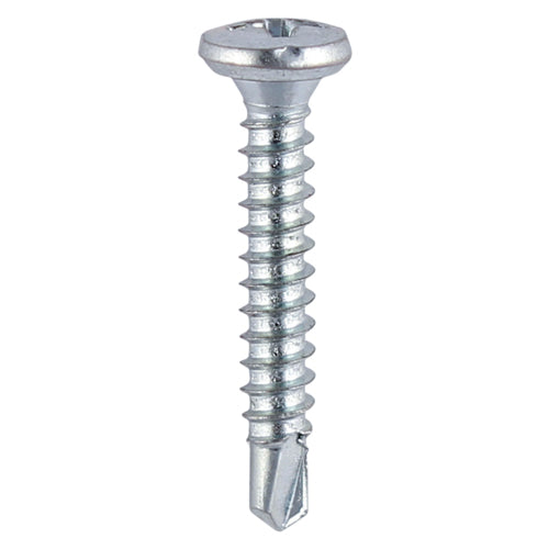 Window Fabrication Screws - Friction Stay - Shallow Pan Countersunk - PH - Self-Tapping - Self-Drilling Point - Zinc