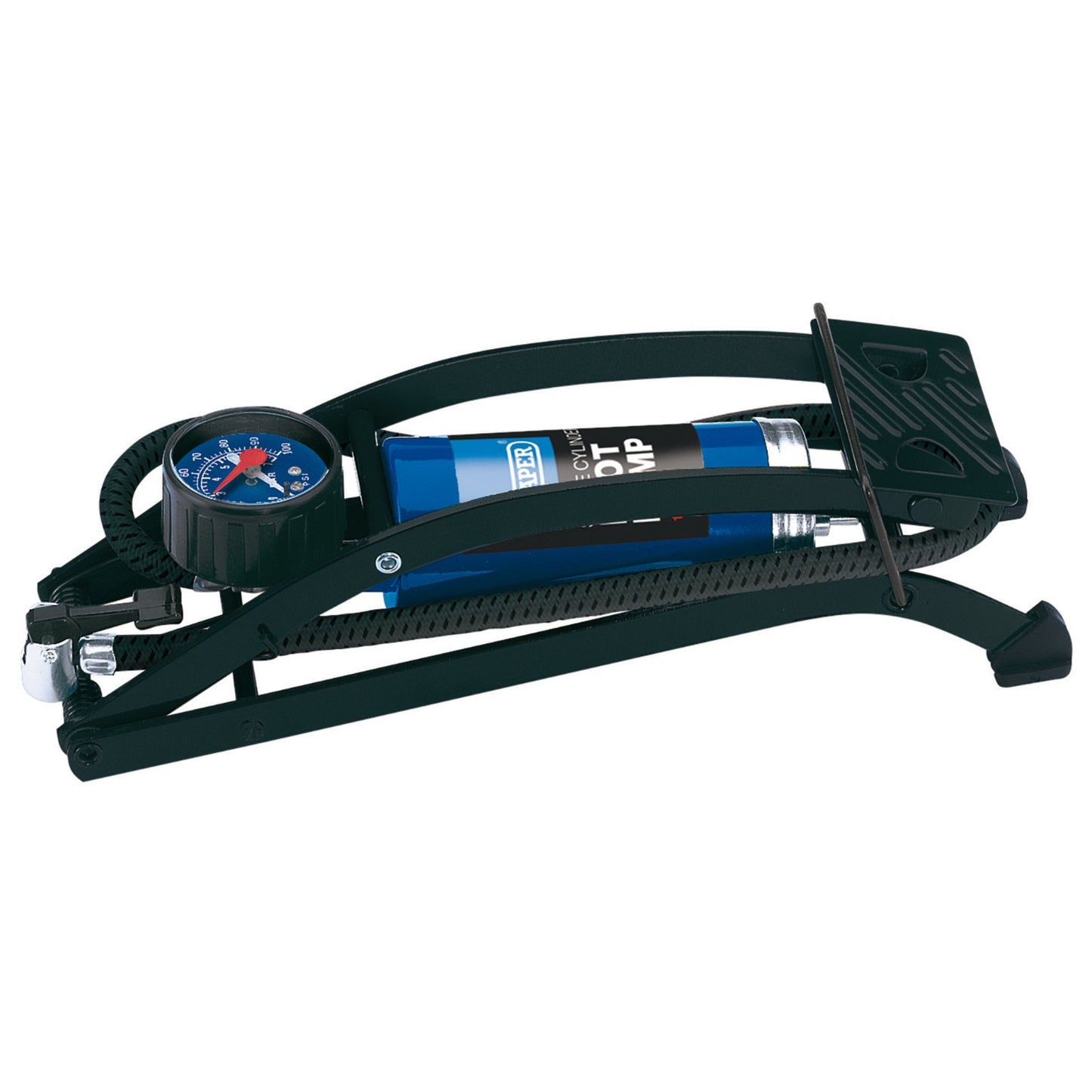 FOOTPUMP WITH PRESSURE GAUGE