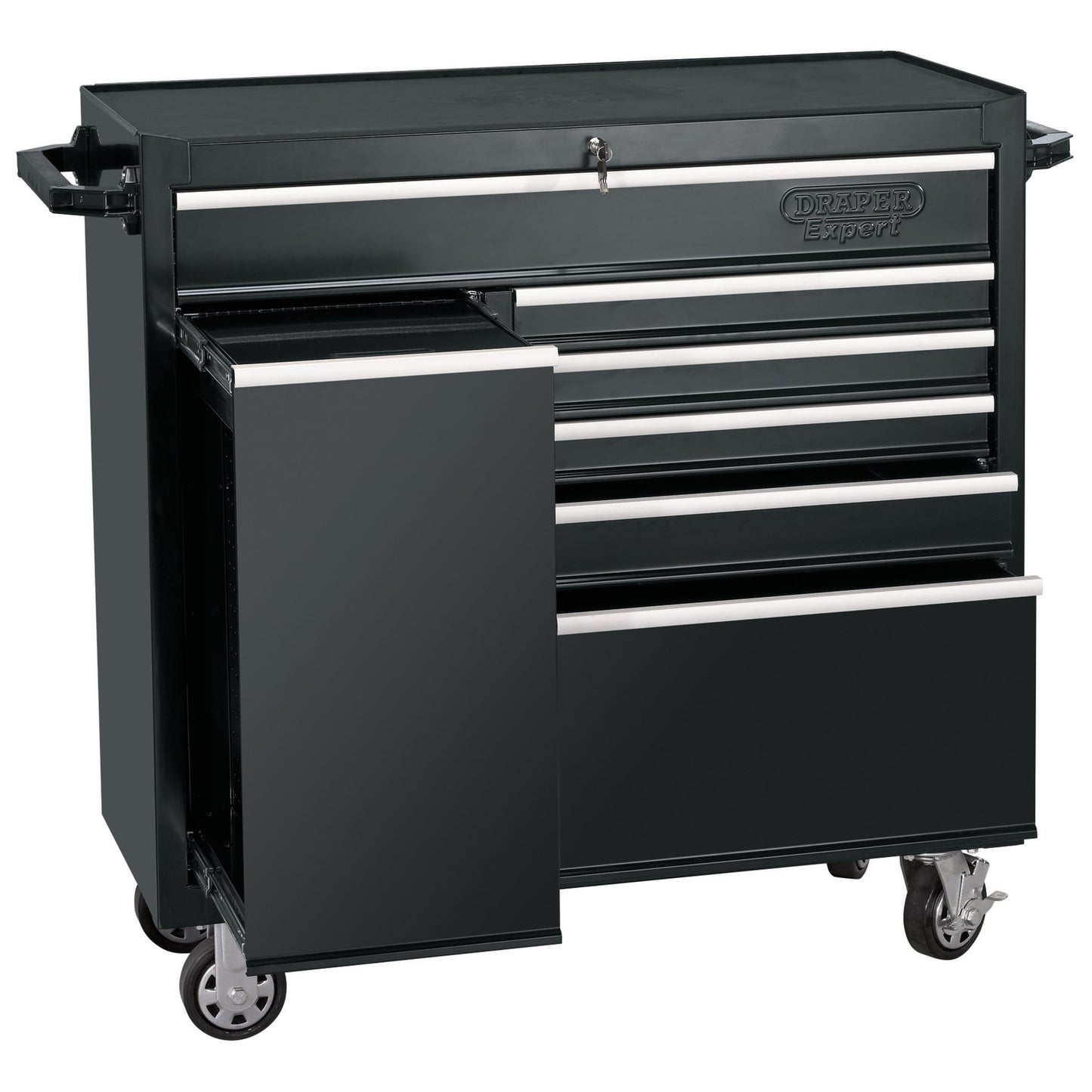 6 DRAWER+LOCKER 42" ROLLER CAB