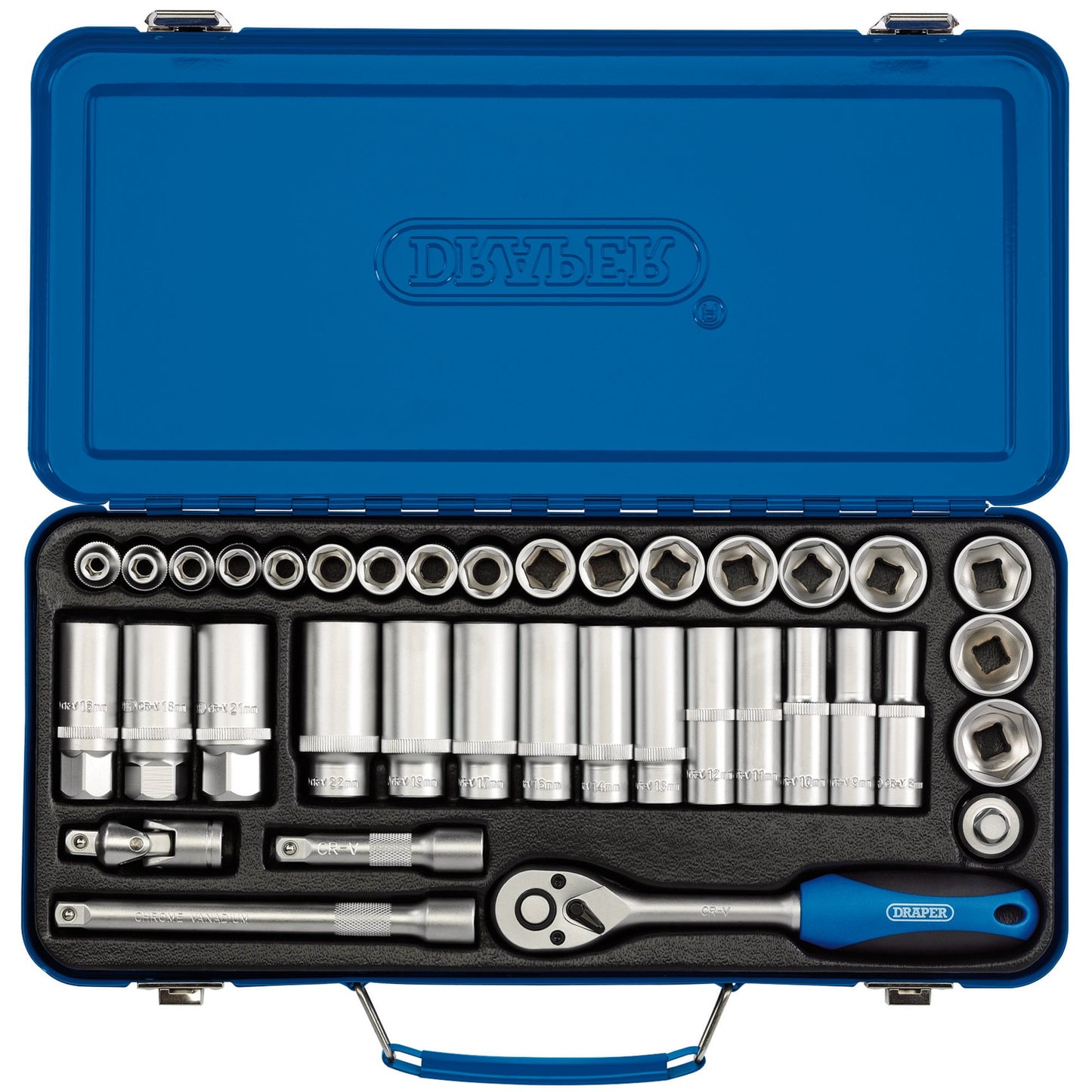 DRAPER 3/8" SOCKET SET 37PC