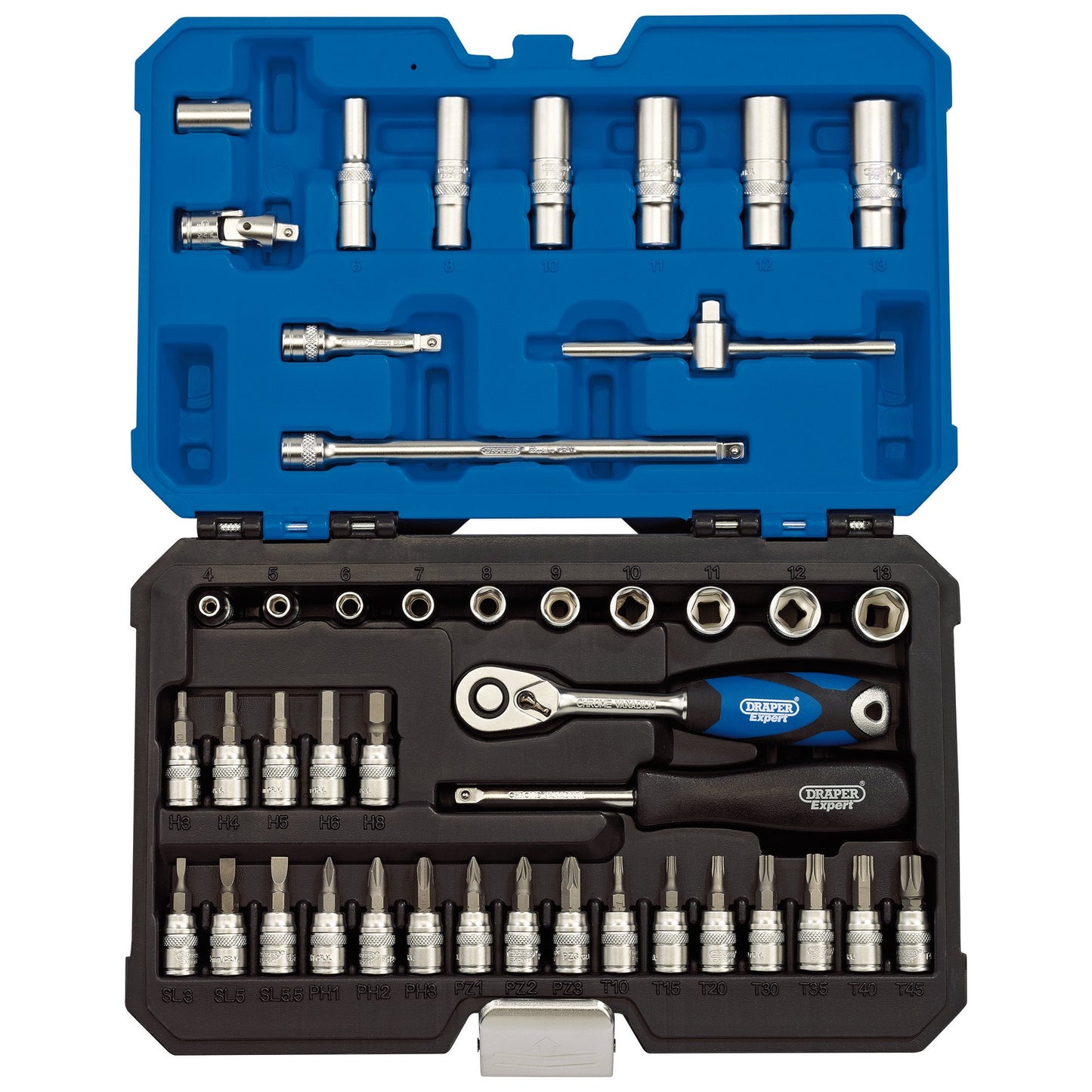 1/4" SQ.DR 44PC SOCKET SET