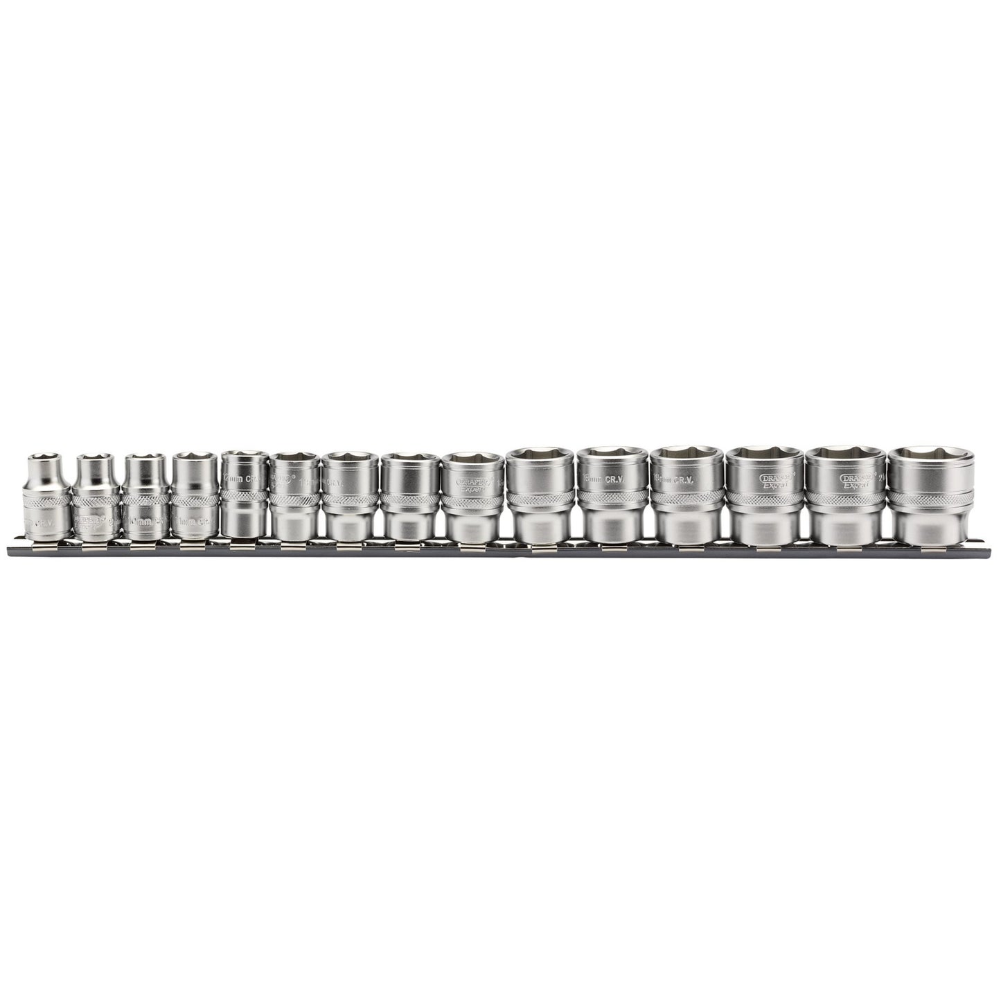 3/8" 15PC METRIC SOCKET RAIL