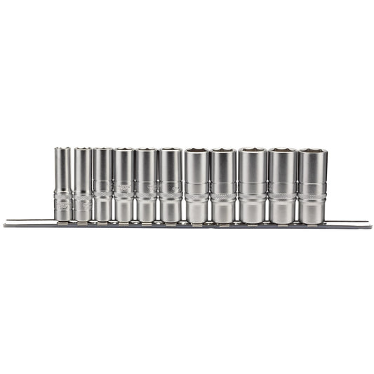 3/8"11PC IMP. DEEP SOCKET RAIL