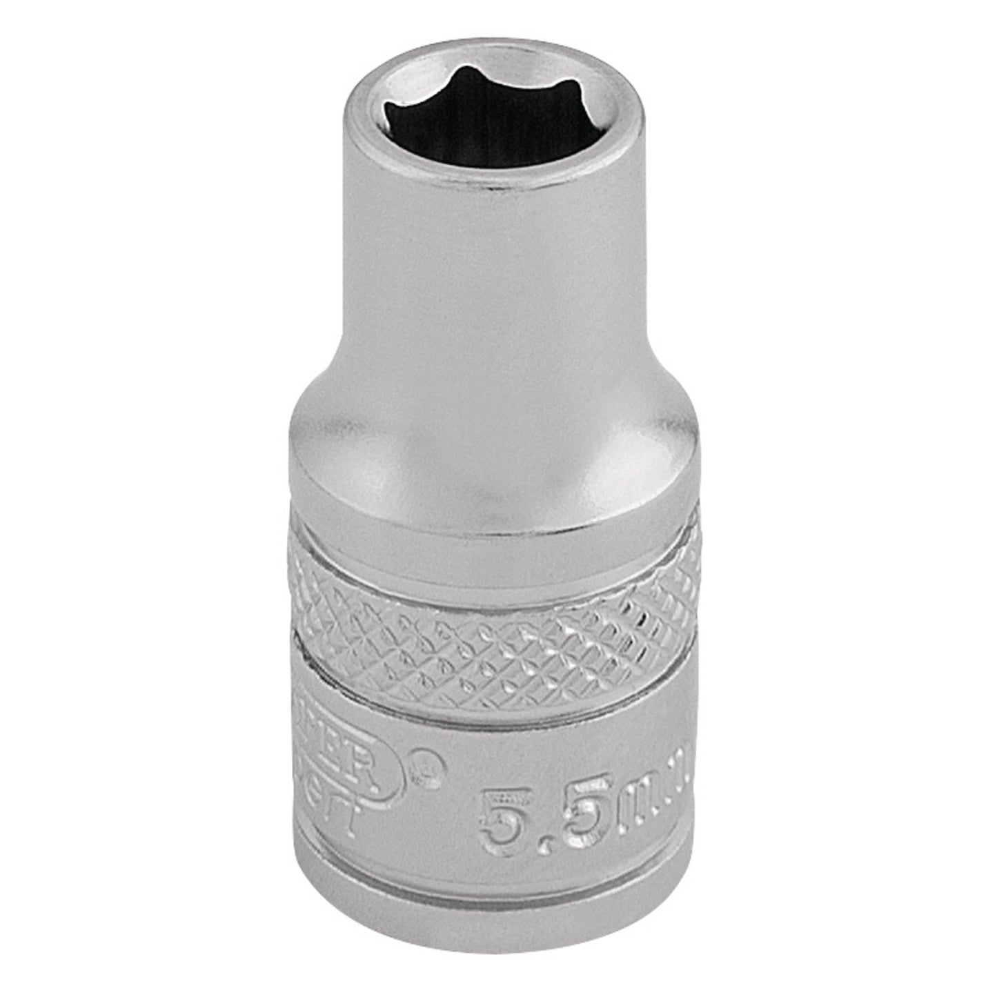 5.5MM 6PT SOCKET 1/4  DR-PCKD