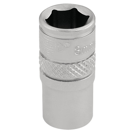 8.0MM 6PT SOCKET 1/4  DR-PCKD
