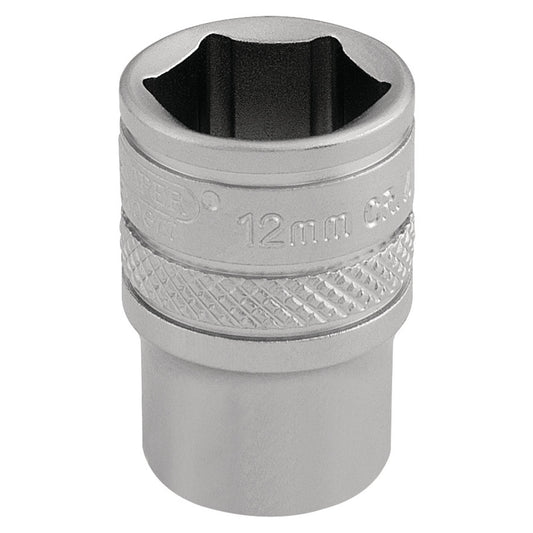 12MM 6PT SOCKET 1/4  DR-PCKD