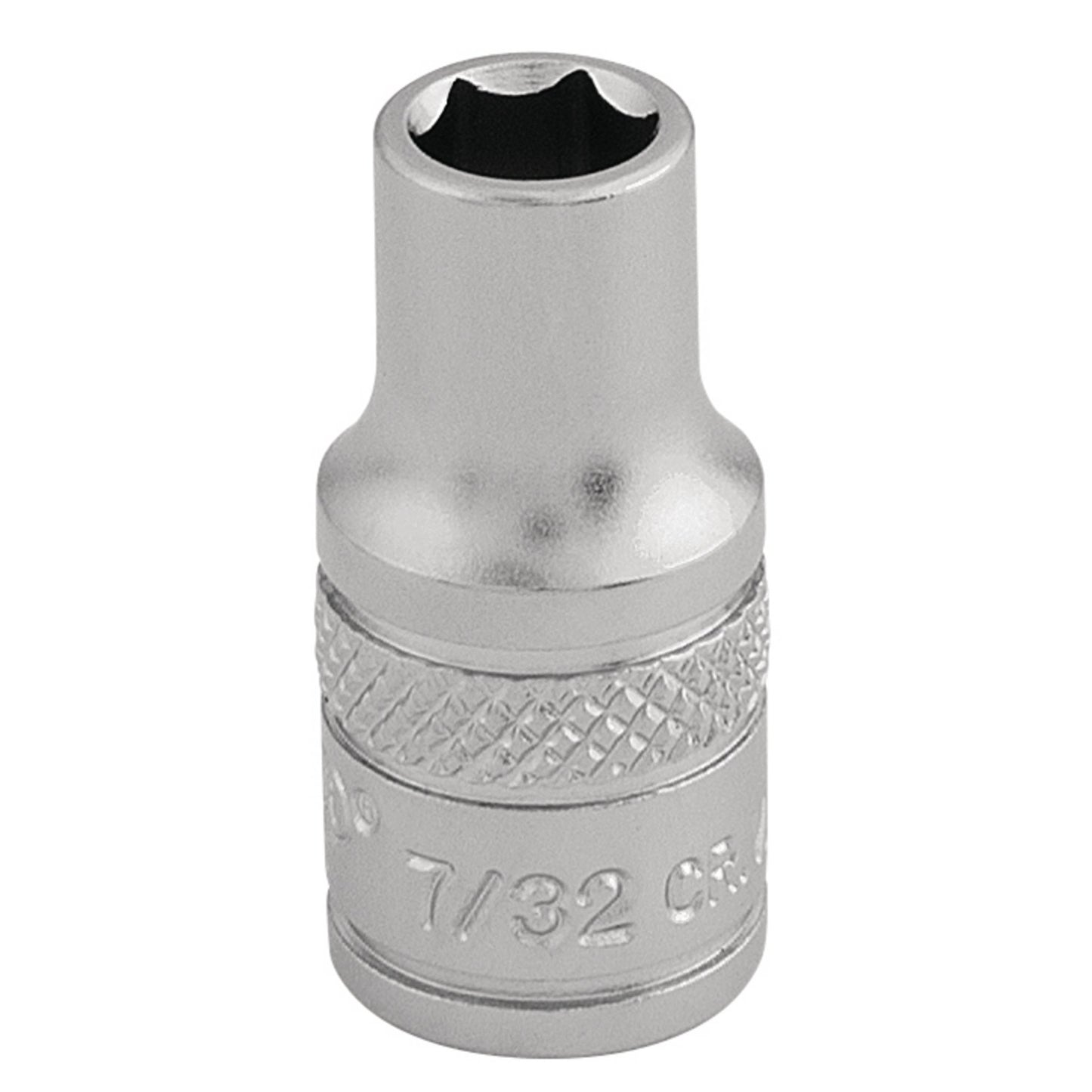 7/32" 6PT SOCKET 1/4  DR-PCKD
