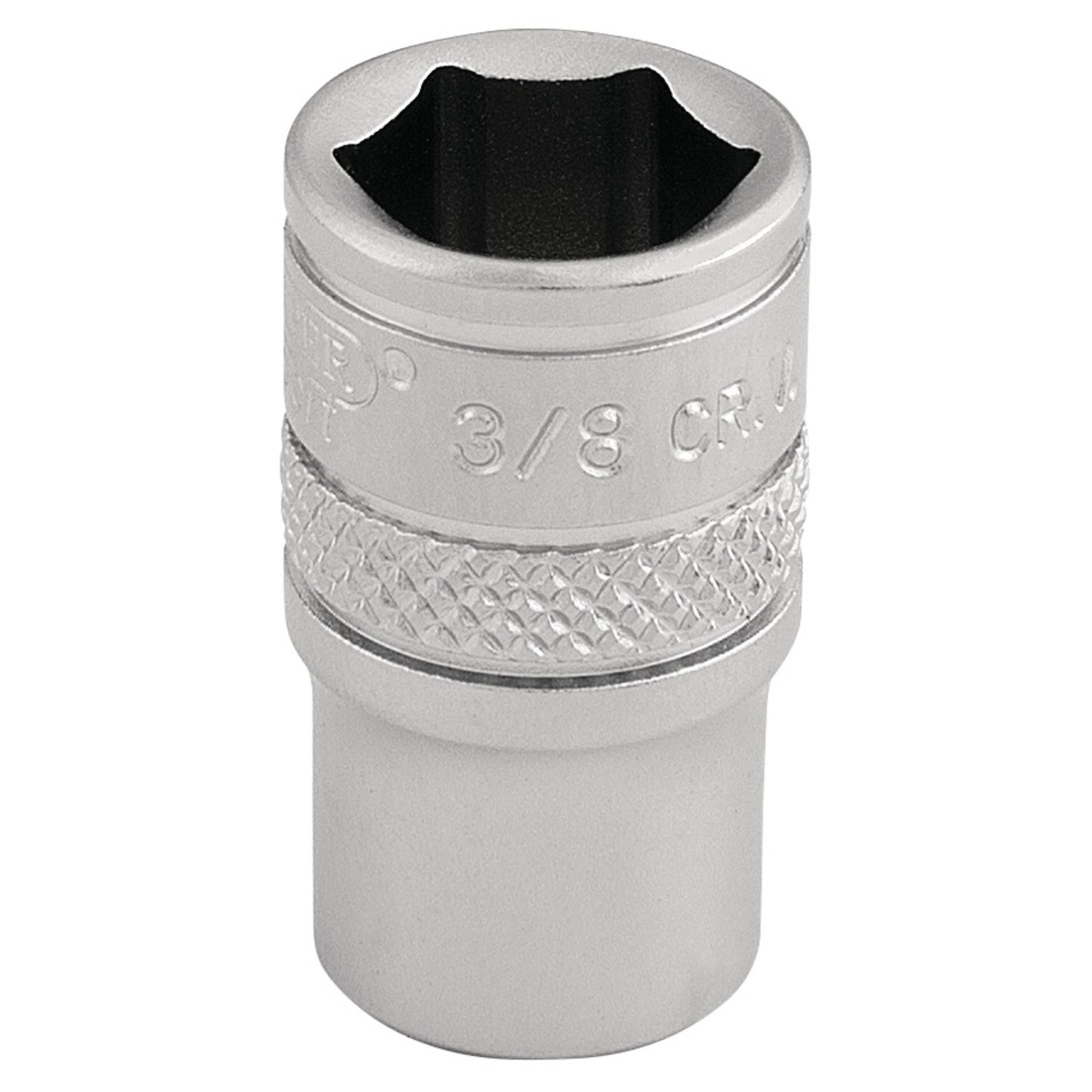 3/8" 6PT SOCKET 1/4  DR-PCKD