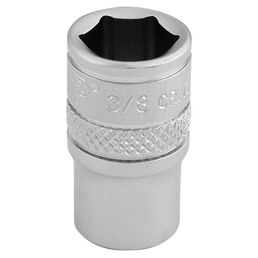 3/8" 6PT SOCKET 1/4  DR-PCKD
